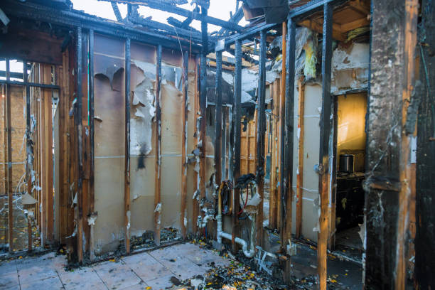 Professional Fire Damage Removal technician working in Kearns, UT